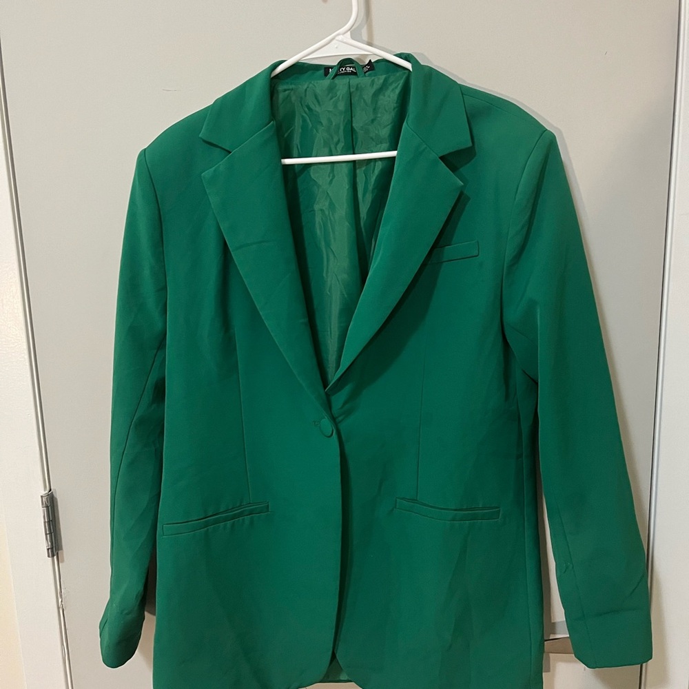 EMERALD GREEN WOMEN’S BLAZER - size 4
